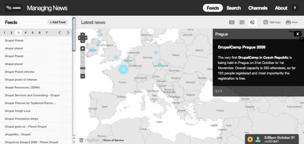 Example of Managing News Maps