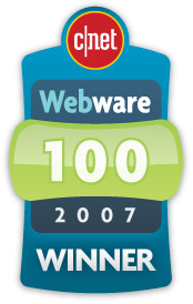 CNet Webware 100 Winner