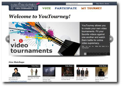 YouTourney Home Page