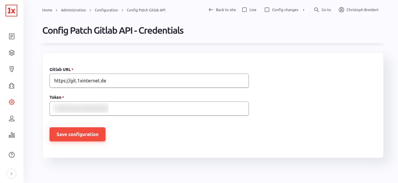Configure Gitlab credentials
