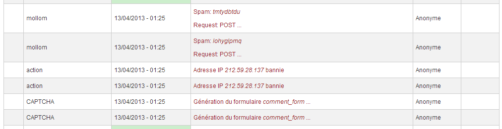 Two spams sent simultaneously, case 2