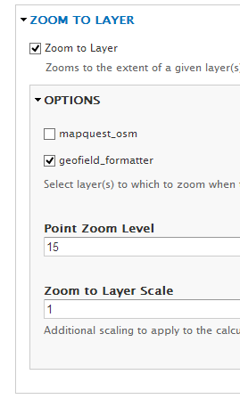 Zoom to layer