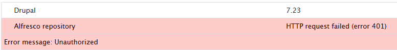 status report error