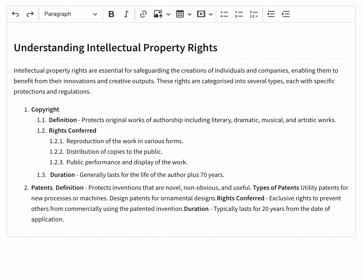 Multi-level Lists in Drupal with CKEditor 5 Premium features module