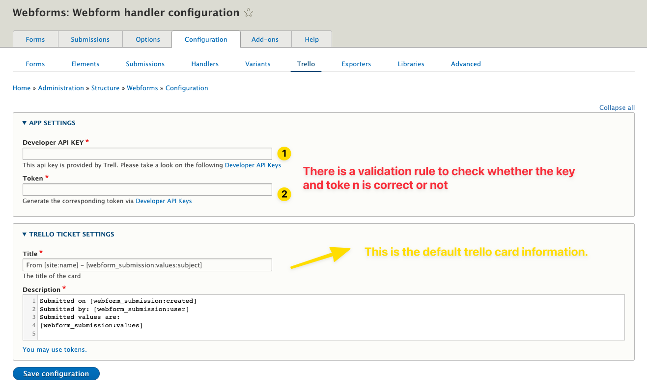 How To Use Webform Trello Module | Webform Trello | Drupal Wiki Guide ...