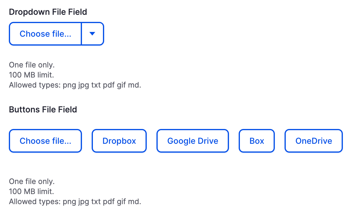 External Media drupal module button styles.