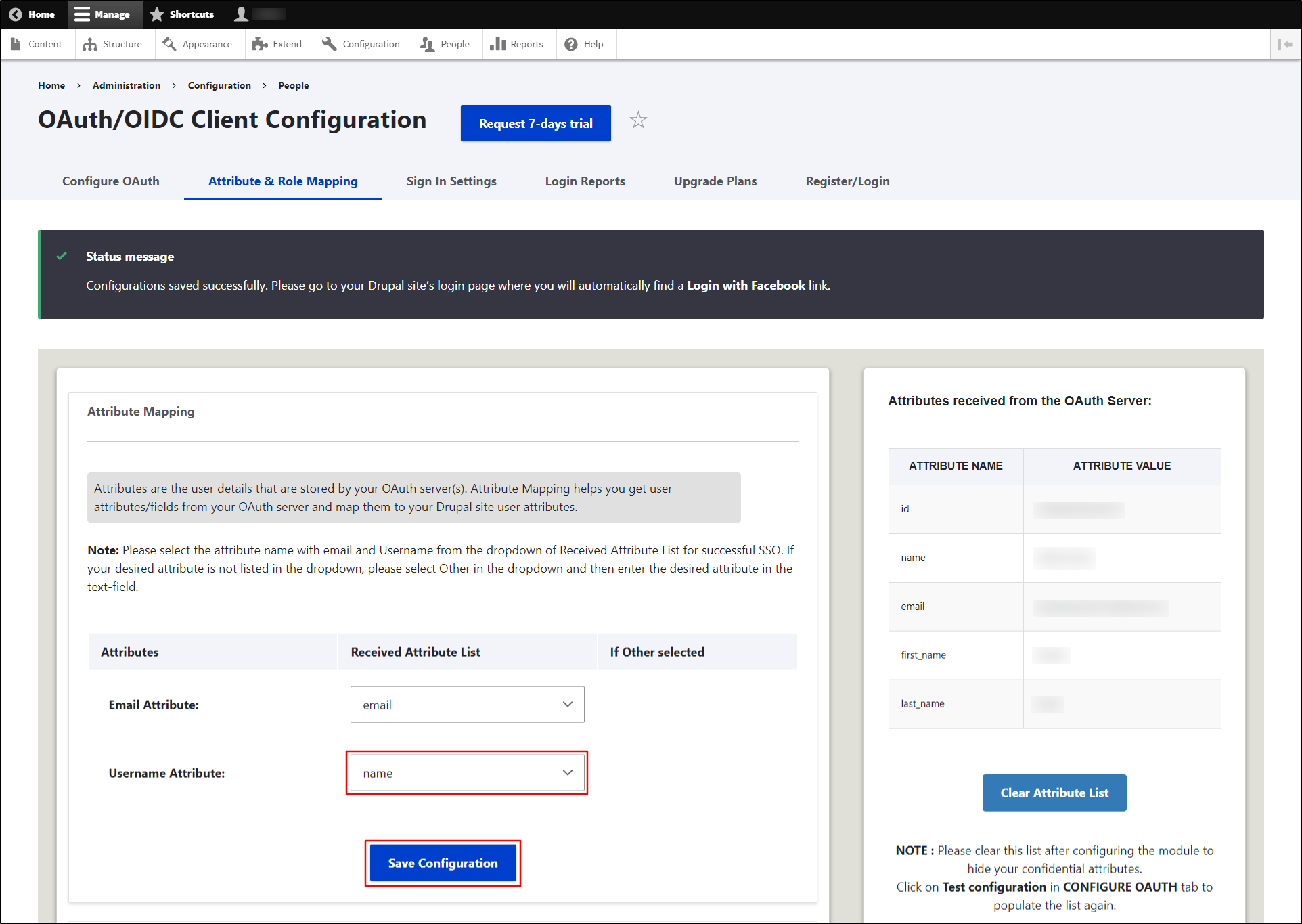 Facebook SSO Login, Drupal OAuth OIDC Login