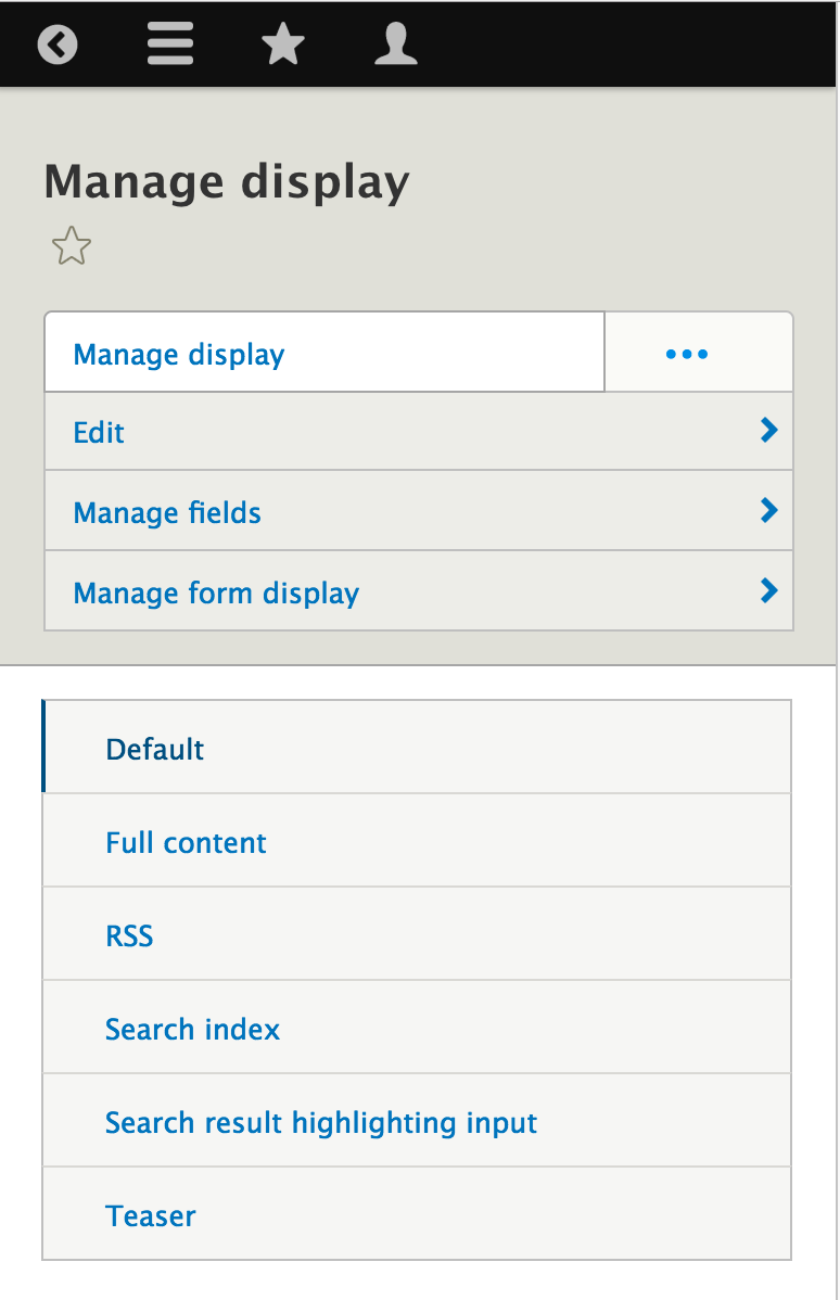 nav tabs