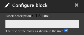 Core Layout Builder - Add CTA Block