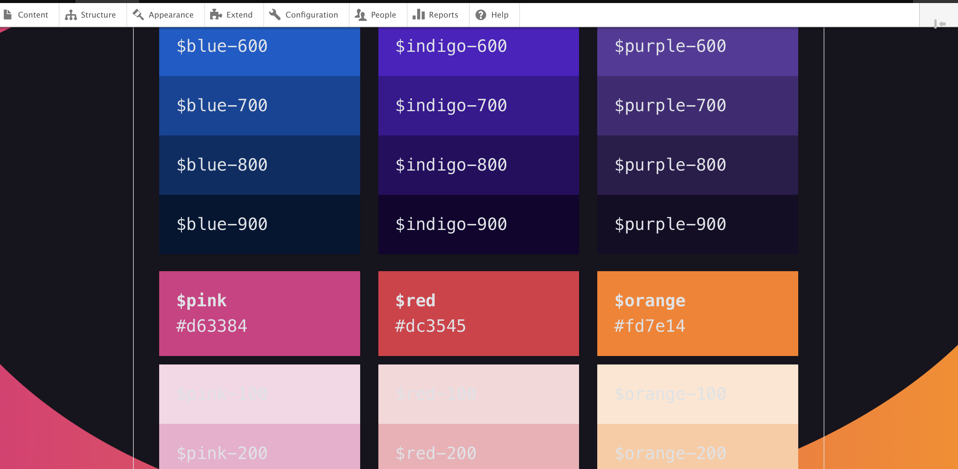Colour Swatch