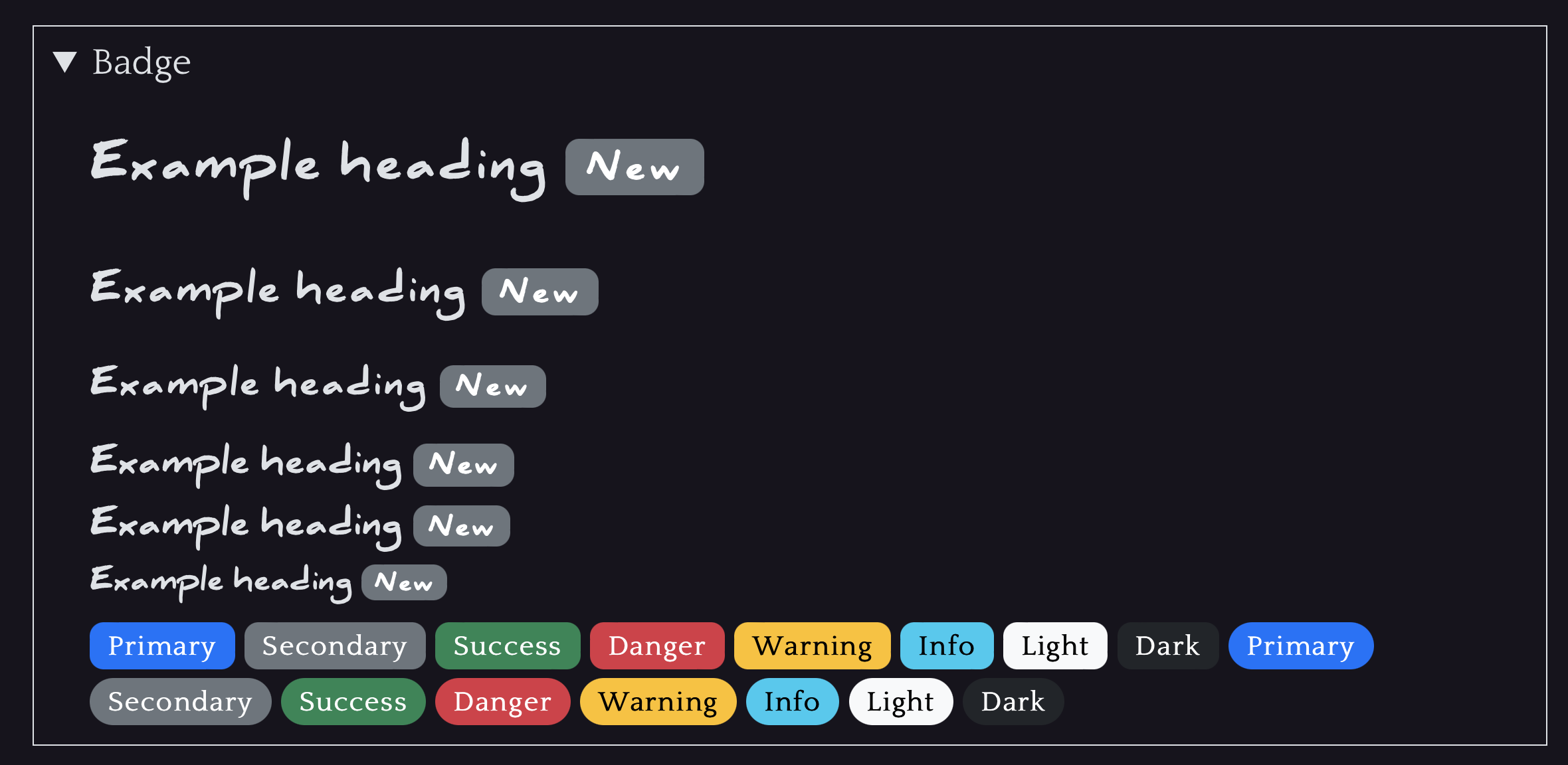Headings Headings
