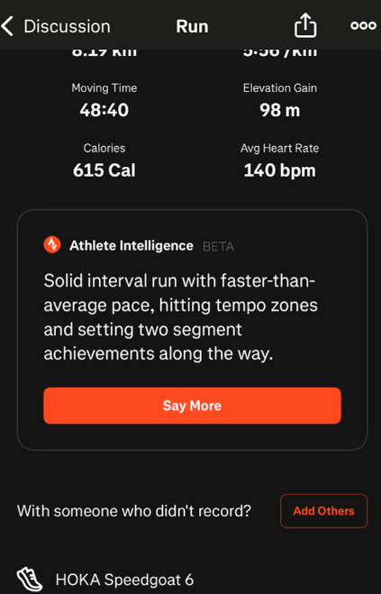 athlete intelligence STrava