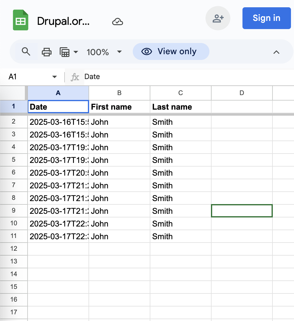 Webform builder
