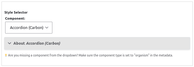 Variant dropdown 1