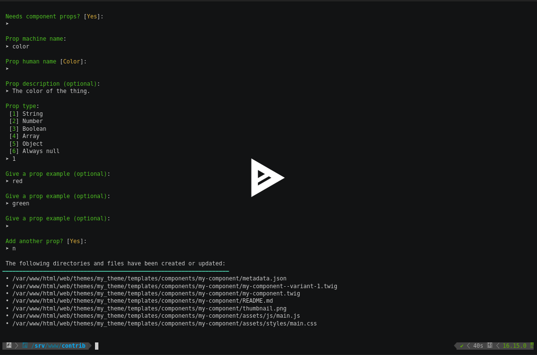 Generate components
