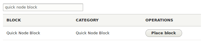 Block layout