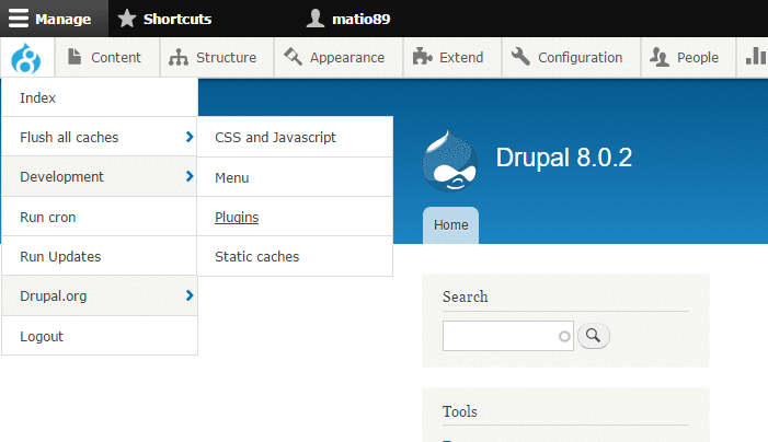 drupal login admin theme