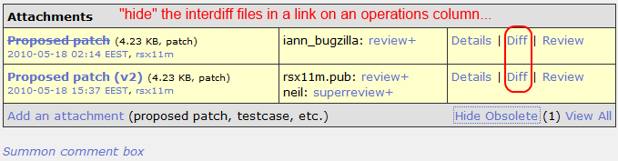 diff operation link available in .patch files