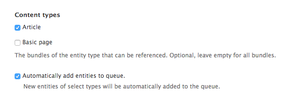 Auto Entityqueue
