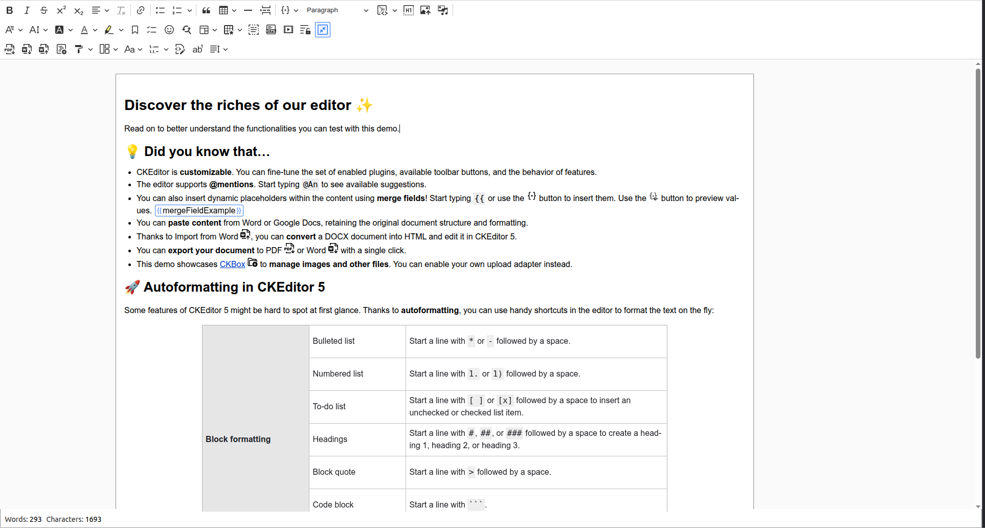 Fullscreen mode plugin for CKEditor 5 in Drupal