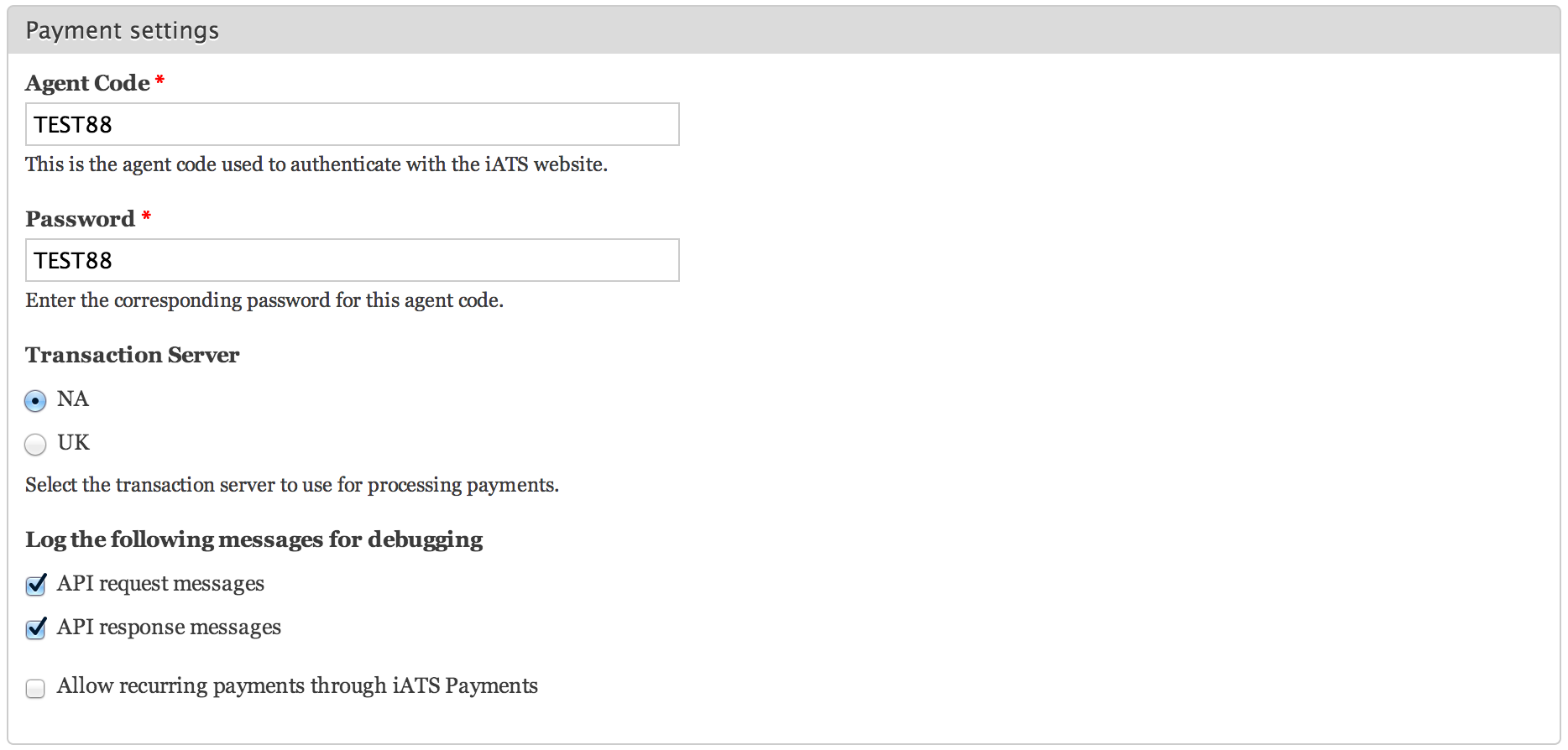 Commerce iATS ACH/EFT Customer Code Checkout Pane
