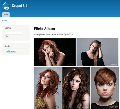 Drupal 8 Flickr Module