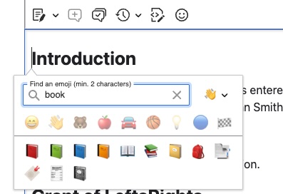 Emoji picker in CKEditor 5