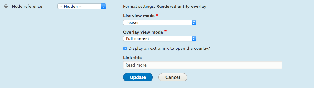 Entity Overlay rendered entity field formatter