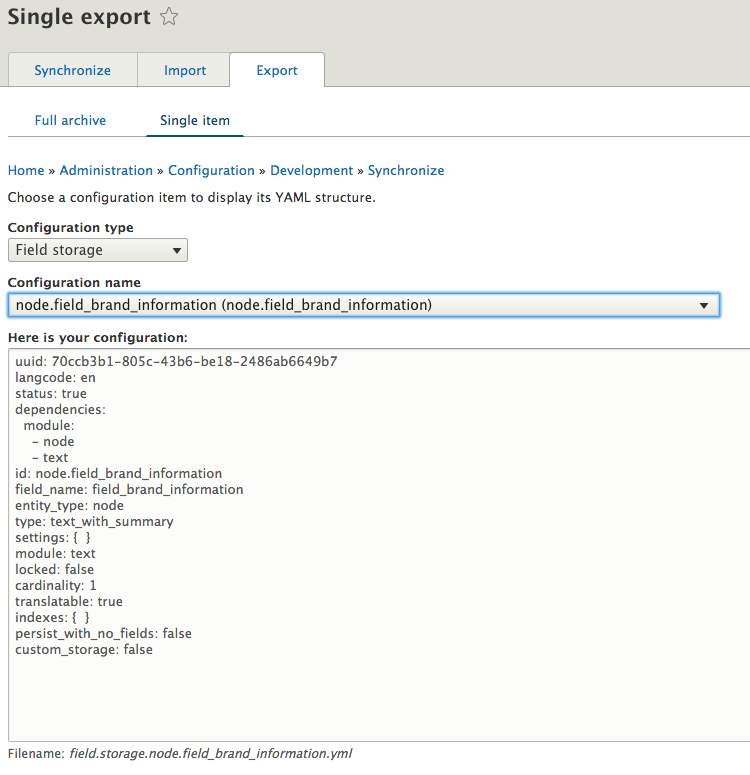 Using The UI To Export The Code For Your Custom Fields | Entity API ...