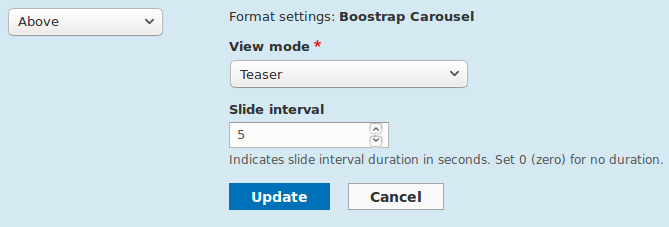 screen shot of field formatter settings