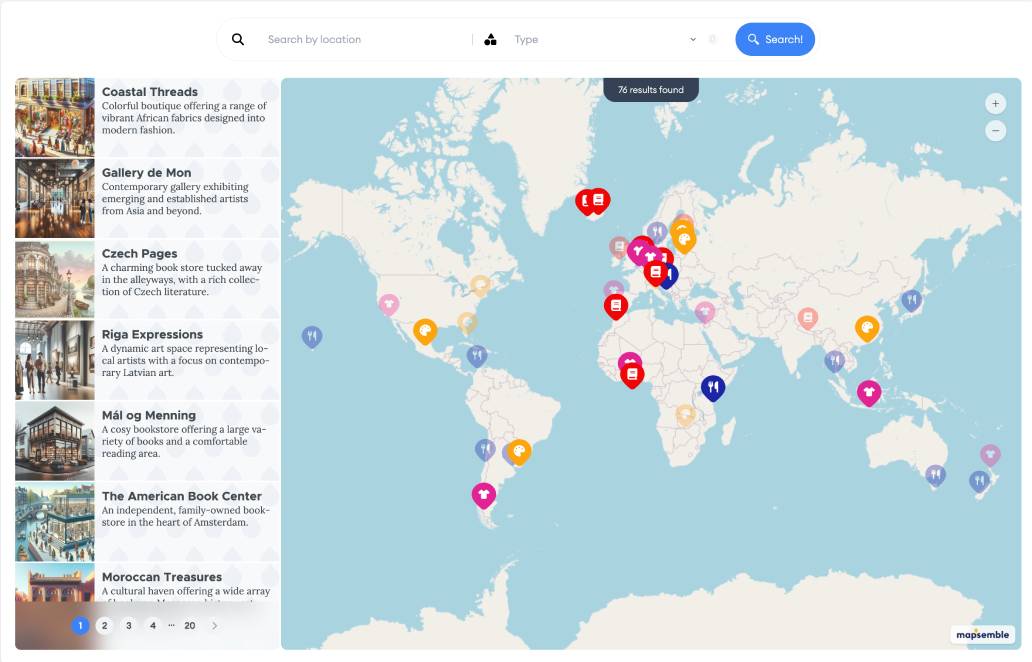 Mapsemble Store Locator for Drupal