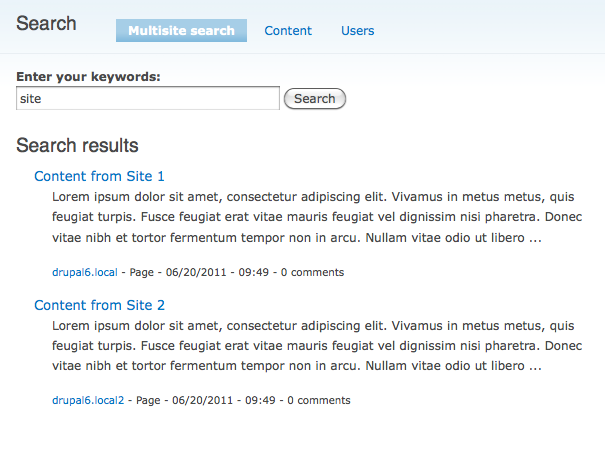 drupal console site install multisite
