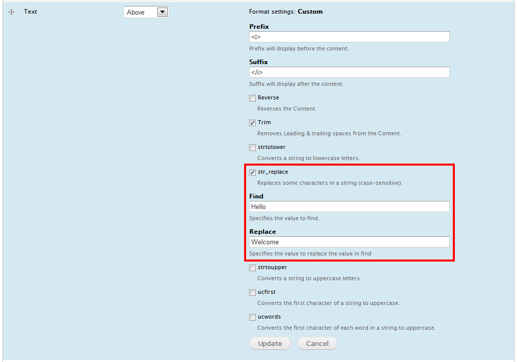 Simple Field Formatter Drupal Org