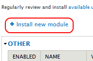Drupal Easy Module Install