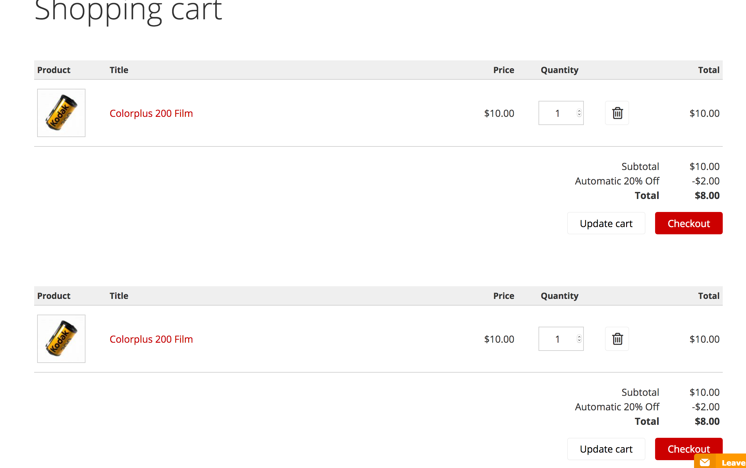 8 - How to checkout 2 carts at once like  does on Commerce 2.x? -  Drupal Answers