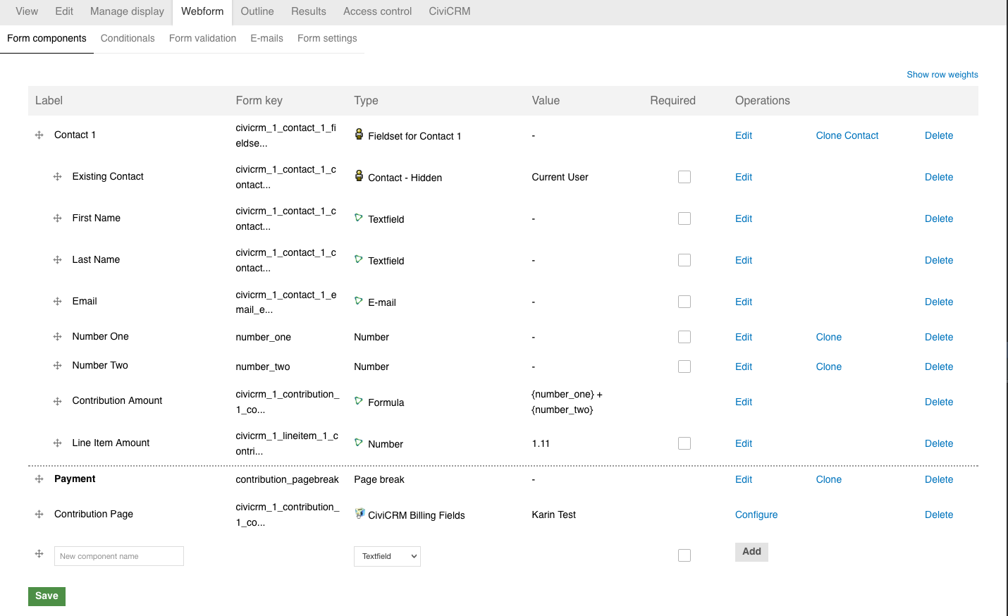 drupal module webform