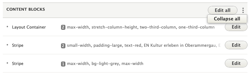 Collapse All Dropdown Toggle Edit All Button Concur In Edit Mode Closed Drupal Org