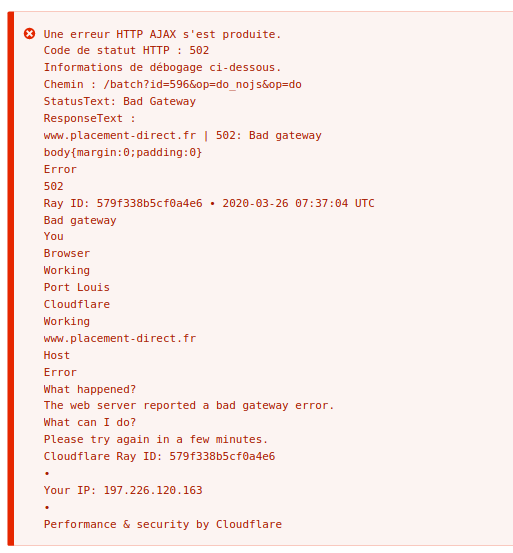 Gateway error перевод