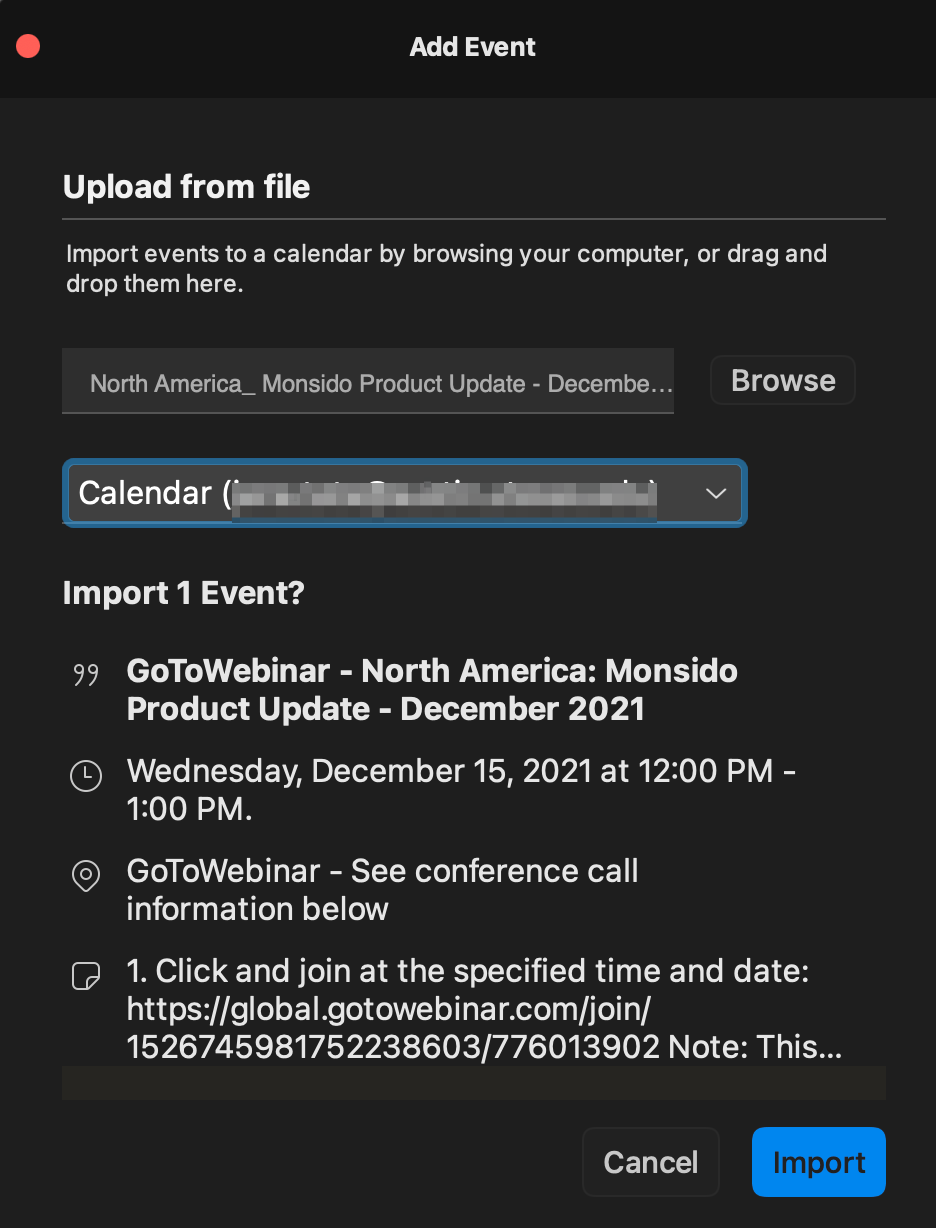 c# - Issue : Cut off the description when Add event to google calendar from  .ics file - Stack Overflow