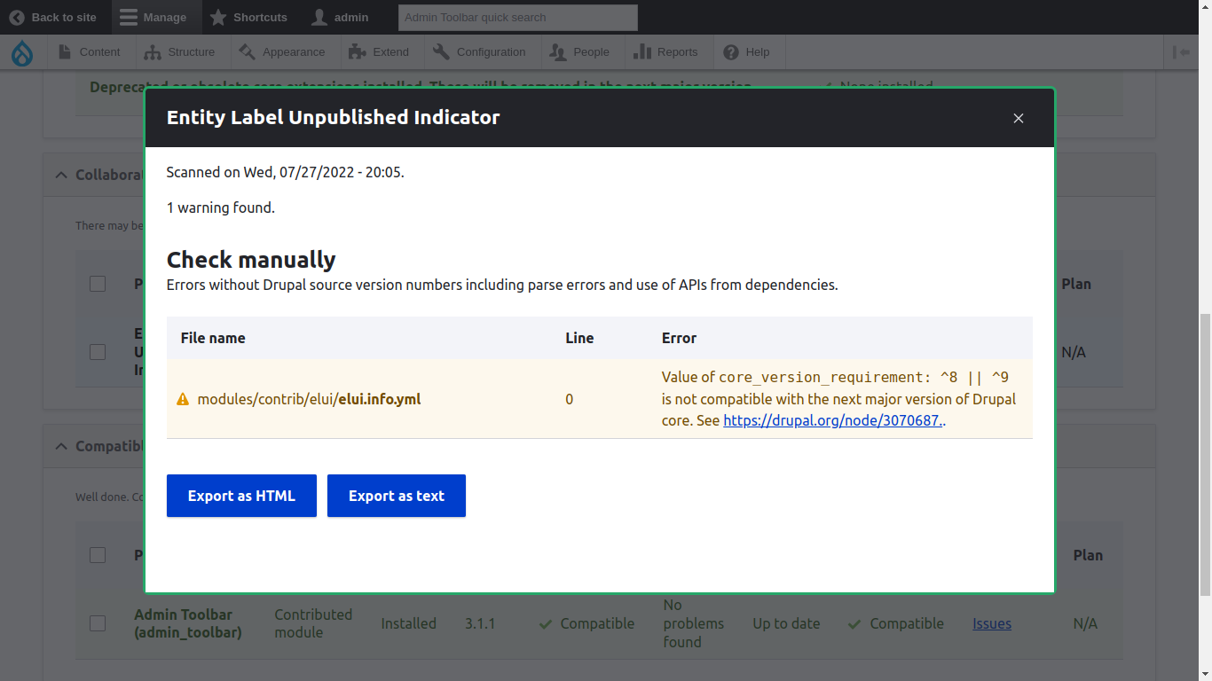 Automated Drupal 10 Compatibility Fixes [#3287167] | Drupal.org