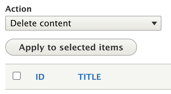 Fixing Empty Records After Drupal 10 Bulk Inserts A PHP Troubleshooting Guide - Empty option for views bulk form [#3307509] | Drupal.org