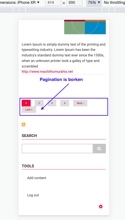 Group store pagination issue - Website Bugs - Developer Forum