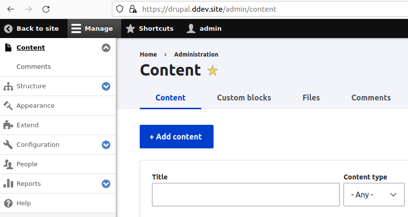 Move Custom Block Library To Content [#2862564] | Drupal.org