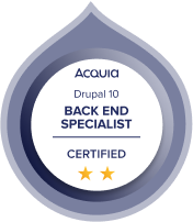 Certified Drupal 10 Back End Specialist