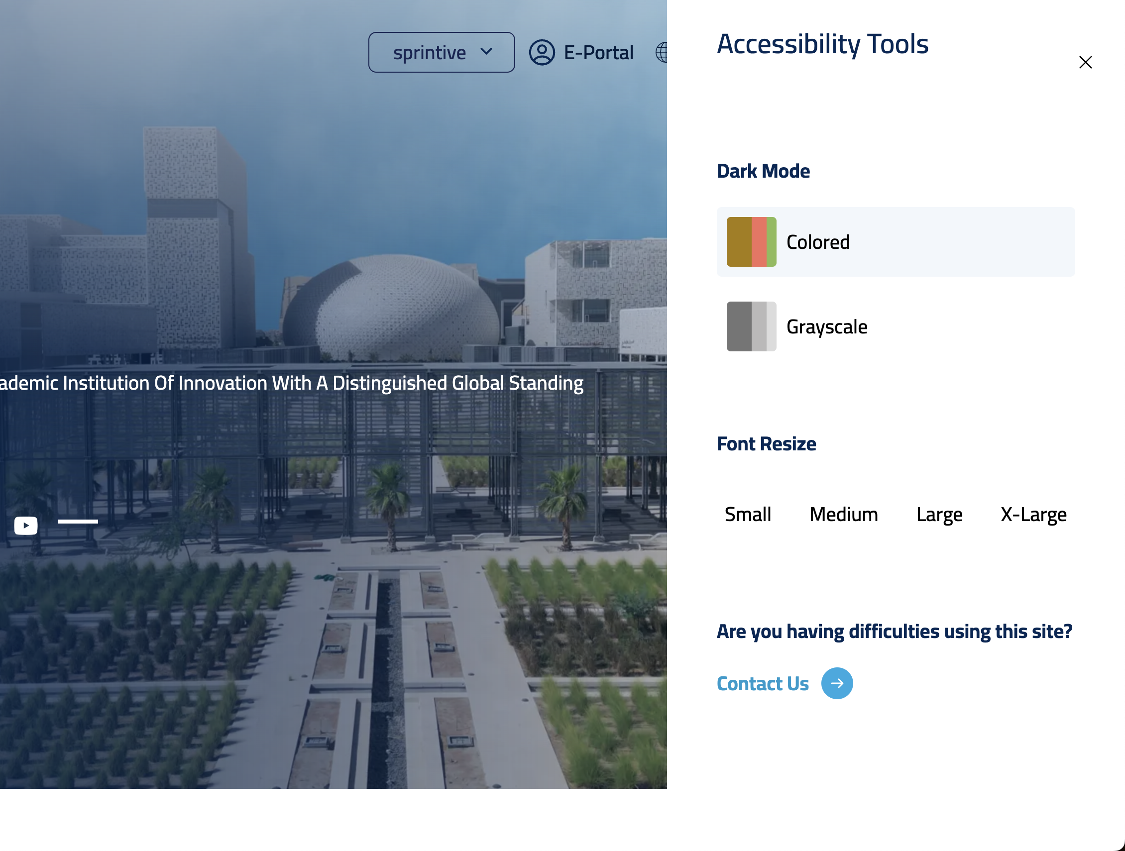 Accessibility tools