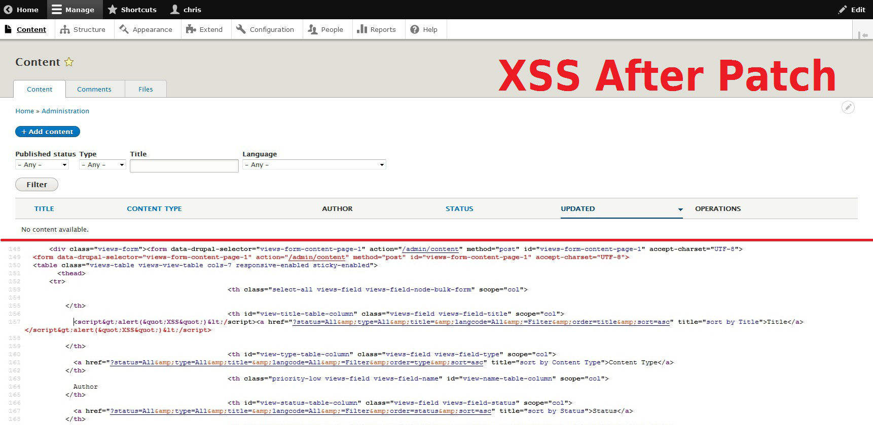 XSS After Patch