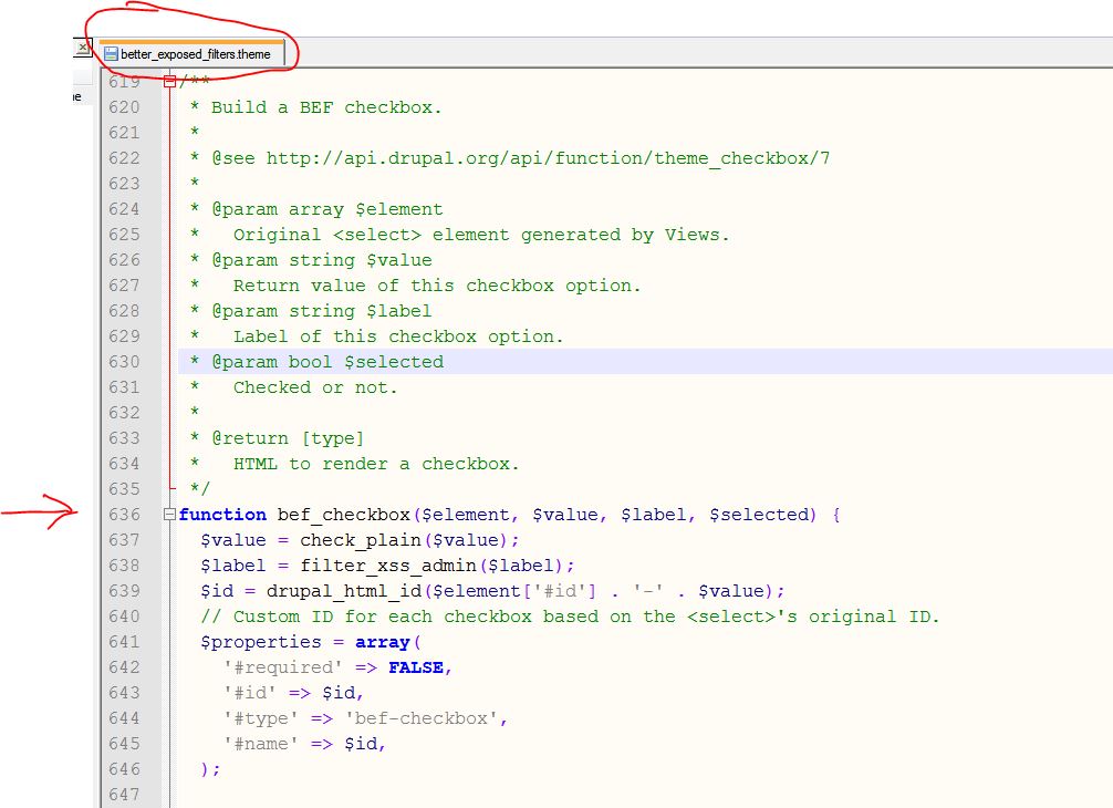 Fatal Error: Call To Undefined Function Bef_checkbox() [#2849122 ...