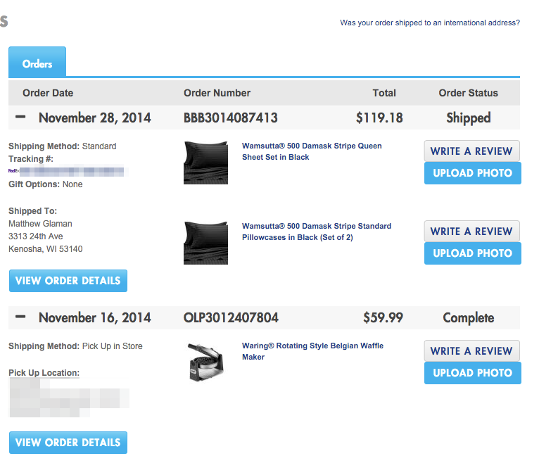 Default order. Дикон статус заказа.