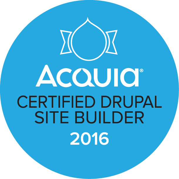 Acquia Certified Site Builder 2016