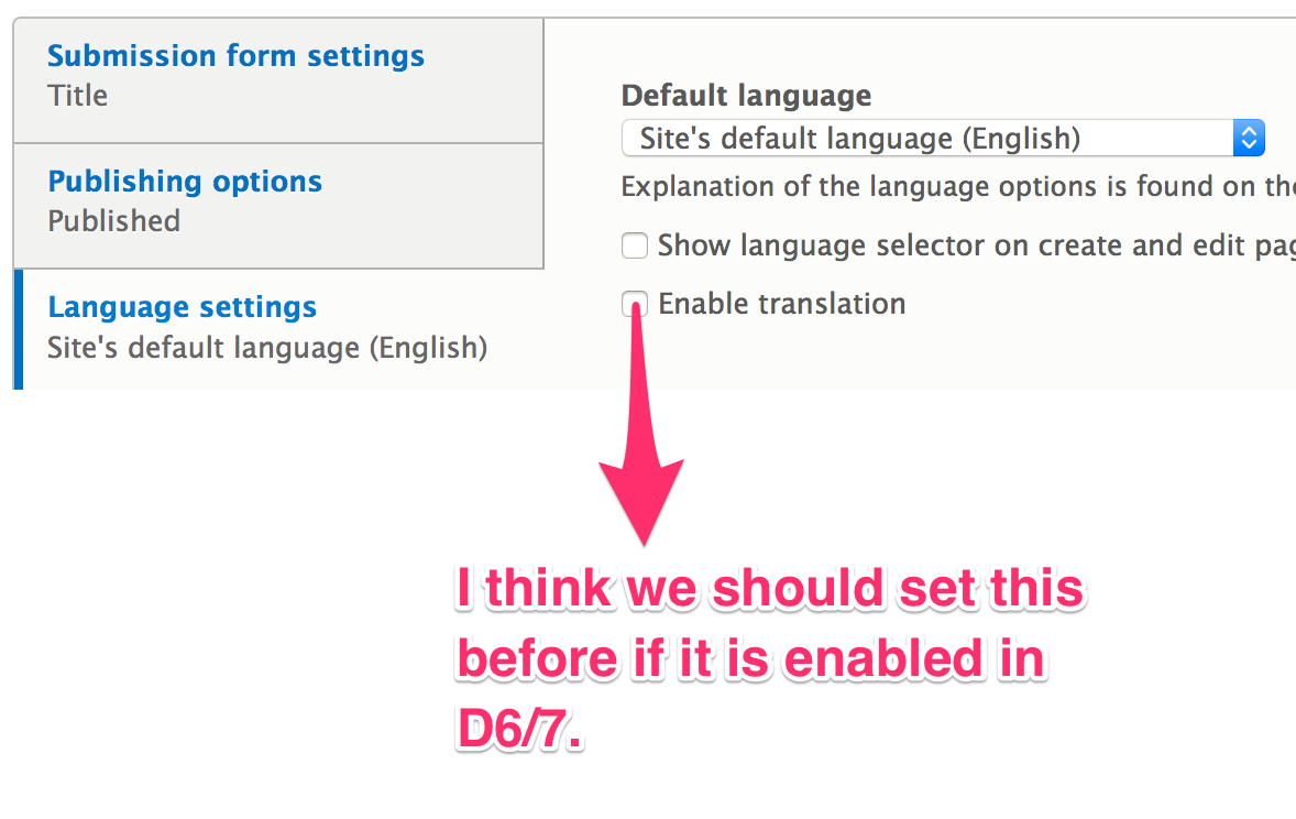 translation settins D8